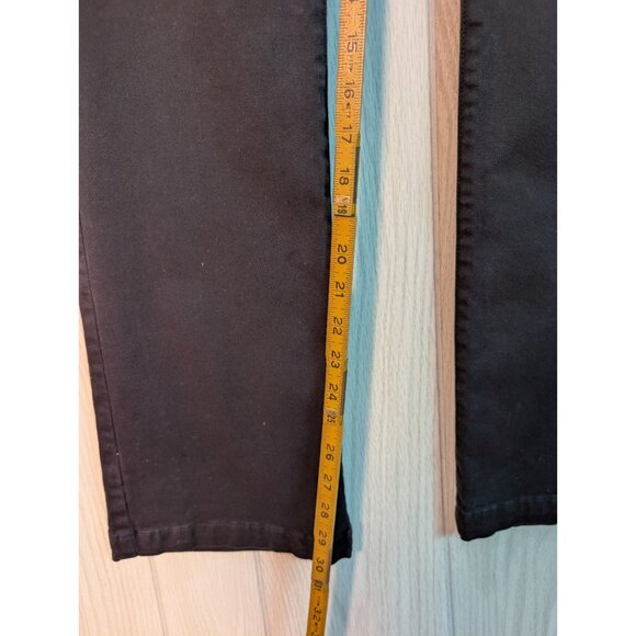 American Eagle Super Stretch Kick Boot Chino Pants Women’s Size 12 Short Black - Picture 10 of 10